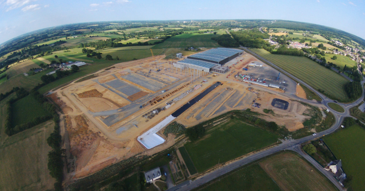 Entrepôt logistique Intermarché à Erbrée